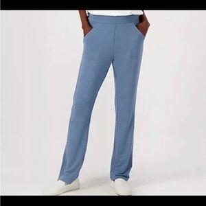 Belle by Kim Gravel Wide Leg Blue Pants